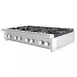 Turbo Air TAHP-48-8 48" Countertop Gas Hotplate with (8) Burners, Manual Control, 256.000 BTU 1 image