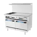 Turbo Air TARG-2B36G 48" Gas Restaurant Range w/ (2) Open Burners, 36" Griddle Right, (1) Standard Oven, 193.000 BTU  1 image