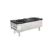 Turbo Air TASP-18S-D 18" Gas Stock Pot Range w/ (2) Three Ring Burners, Low Height, Front to Back, 158.000 BTU 1 image