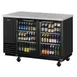 Turbo Air TBB-2SGD-N 58" Two Section Back Bar Cooler with Glass Door, 19 cu. ft. 1 image