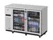Turbo Air TBB-2SGSD-N Refrigerated Back Bar Cabinet w/ 19 Cu Ft, 2 Glass Doors, Side Mount 1 image