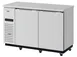 Turbo Air TBB-2SSD-N6 Refrigerated Back Bar Cabinet w/ 19 Cu Ft, 2 Solid Doors, Side Mount 1 image