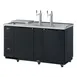Turbo Air TCB-3SBD-N6 69" 2 Columnss Super Deluxe Series Club Top Beer Dispenser, 3 Kegs 1 image