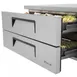 Turbo Air TCBE-48SDR-E-N 53" 2 Drawers Refrigerated Chef Base, Flat Top, 7.5 cu. ft. 4 image