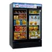 Turbo Air TGF-49FB-N 54" 2 Glass Door Freezer Merchandiser, White or Black, 40 cu. ft. 2 image