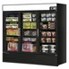 Turbo Air TGF-72FAB-N 81" 3 Glass Door Merchandiser Freezer in Black, 58.45 cu. ft. 1 image