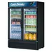 Turbo Air TGM-47SD-N 51" 2-Glass Door Merchandiser Refrigerator, 41.71 cu. ft., R290, White or Black Exterior 3 image