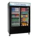 Turbo Air TGM-48RB-N 55" 2-Glass Door Merchandiser Refrigerator, 44 cu. ft., Black Finish, LED Lighting 3 image