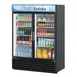 Turbo Air TGM-50RS(B)-N 55" 2-Glass Door Merchandiser Refrigerator, 45.97 cu. ft., Black, ENERGY STAR® 2 image