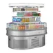 Turbo Air TIOM-20RSRS-N 48" Island Self-Serve Refrigerated Open Air Merchandiser, Stainless Steel 1 image