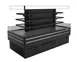 Turbo Air TIOM-48CSCB-N 96" Island Display Self-Serve Refrigerated Merchandiser in Black, 3 Shelves 1 image