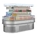 Turbo Air TIOM-48RSRS-N 48" Island Display Self-Serve Refrigerated Merchandiser, Stainless Steel, Open Curved, 3 Shelves, 28.8 cu. ft. 1 image