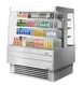 Turbo Air TIOM-48SS-N 50" Island Display Square Refrigerated Merchandiser, Stainless Steel, Self-Serve, (3+3) 6 Shelves,17.6 cu. ft. 1 image