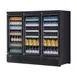 Turbo Air TJMR-85SDW(B)-N 85” 3-Glass Door Merchandiser Refrigerator, 97 cu. ft., Black or White 1 image