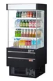 Turbo Air TOM-25MSEW(B)-N 28" Vertical Open Air Merchandiser, Self-Contained, 3 Shelves, 7 cu. ft. 1 image
