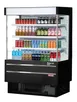 Turbo Air TOM-40MSEW(B)-N 39" Vertical Open Air Merchandiser, Specify Exterior, Self-Contained 1 image