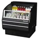 Turbo Air TOM-40SB-SP(-A)-N 39" Horizontal Open Air Merchandiser in Black, Self-Contained, 3 Shelves, Solid Sides, 6.7 cu. ft. 1 image