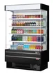 Turbo Air TOM-50SEW(B)-N 51" Vertical Open Air Merchandiser, Specify Exterior, Self-Contained, 4 Shelves 1 image