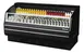 Turbo Air TOM-75SB-SP(-A)-N 75" Horizontal Slim Open Air Merchandiser in Black, Self-Contained, 3 Shelves 1 image
