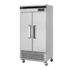 Turbo Air TSR-35SD-N6 39" 2-Section Reach-In Refrigerator w/ 2 Solid Doors, Bottom Mount, Stainless Steel, 29 cu. ft. 1 image