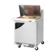 Turbo Air TST-28SD-12-FB-N 27" 1-Door Mega Top Sandwich and Salad Prep Table, 12 Pans, Stainless Steel 1 image