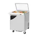 Turbo Air TST-28SD-12-N-GL 28" 1-Door Sandwich and Salad Prep Table, 12 Pans, Stainless Steel 1 image