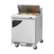 Turbo Air TST-28SD-FB-N 27" 1-Door Sandwich and Salad Prep Table, 8 Pans, Stainless Steel 1 image