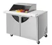 Turbo Air TST-48SD-12M-N-SL(-LW) 48" Mega Top Sandwich/Salad Prep Table w/ 2 Doors, 12 Pans 1 image