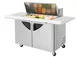 Turbo Air TST-48SD-18-E-N 72" Mega Top Sandwich/Salad Prep Table w/ 2 Doors, 18 Pans 1 image
