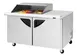 Turbo Air TST-60SD-18M-N-SL(-LW) 60" 2-Door Mega Top Sandwich and Salad Prep Table, 18 Pans, Stainless Steel 1 image