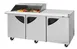 Turbo Air TST-72SD-18M-N-SL(-LW) 72" 3-Door Mega Top Sandwich and Salad Prep Table, 18 Pans, Stainless Steel 1 image