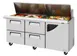 Turbo Air TST-72SD-30-D4R-N 72" Mega Top Sandwich and Salad Prep Table w/ 4 Drawers & 1 Door, 30 Pans 1 image