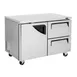 Turbo Air TUF-48SD-D2-N 48" 2-Section Undercounter Freezer w/ 2 Drawers & 1 Door, 12 cu. ft. 3 image