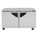 Turbo Air TUF-60SD-N 60" 2-Door Undercounter Freezer, Stainless Steel, 17 cu. ft. 2 image