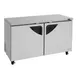 Turbo Air TUF-60SD-N 60" 2-Door Undercounter Freezer, Stainless Steel, 17 cu. ft. 3 image