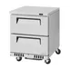Turbo Air TUR-28SD-D2-FB-N 27" 1-Section Undercounter Refrigerator w/ 2 Drawers, 6.5 cu. ft. 1 image