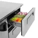 Turbo Air TUR-60SD-D2-N 60" Undercounter Refrigerator, Stainless Steel, 17 cu ft, 1 Door 2 Drawers 4 image