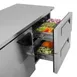 Turbo Air TUR-60SD-D2-N 60" Undercounter Refrigerator, Stainless Steel, 17 cu ft, 1 Door 2 Drawers 5 image