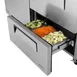 Turbo Air TUR-60SD-D2-N 60" Undercounter Refrigerator, Stainless Steel, 17 cu ft, 1 Door 2 Drawers 6 image