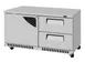 Turbo Air TUR-60SD-D2R(L)-FB-N 60" 2-Drawer Undercounter Fridge, Front Breathing, Stainless Steel, 14.8 cu. ft. 1 image