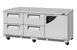 Turbo Air TUR-72SD-D4R(L)-FB-N 73" 4-Drawer Undercounter Refrigerator, Front Breathing, 17.6 cu. ft. 1 image