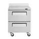 Turbo Air TWF-28SD-D2-N 27" 1-Section Worktop Freezer w/ 2 Drawers, 7 cu. ft. 2 image