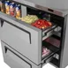 Turbo Air TWF-48SD-D2-N 48" 2-Section Worktop Freezer w/ 2 Drawers & 1 Door, 12 cu. ft. 5 image