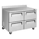 Turbo Air TWF-48SD-D4-N 48" 2-Section Worktop Freezer w/ 4 Drawers, 12 cu. ft. 3 image