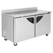 Turbo Air TWF-60SD-N 60" 2-Section Worktop Freezer w/ 2 Doors, 17 cu. ft. 3 image