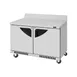 Turbo Air TWR-48SD-FB-N 48" 2-Section Worktop Refrigerator w/ 2 Doors, 11.1 cu. ft. 1 image