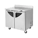Turbo Air TWR-36SD-N6 36" 2-Section Worktop Refrigerator w/ 2 Doors, 9 cu. ft. 1 image
