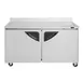 Turbo Air TWR-60SD-N 60" 2-Section Worktop Refrigerator w/ 2 Doors, 16 cu. ft. 3 image