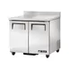 True TWT-36-HC 36" 2-Section Worktop Refrigerator w/ 2 Doors, Rear Mounted 1 image