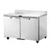 True TWT-48-HC~SPEC3 48" 2-Section Worktop Refrigerator w/ 2 Doors, Stainless Steel 1 image